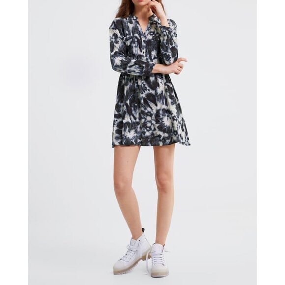 Zara Printed Mini Dress - Picture 7 of 9